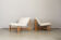 Foldable lounge set in pinewood by Burkhard Vogtherr for Rosenthal