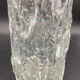Vase vintage en verre glacé attribué à Georgshütte