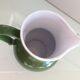 Pitcher ball in glazed green ceramic vintage 60s-70s
