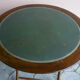 Round and folding bridge table