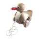 Raw wooden roller duck