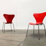 Model 3107 chairs by Arne Jacobsen for Fritz Hansen, Denmark, 1997, Set of 4