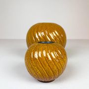 Rare pair of mid-century modern vases by Gunnar Nylund, Rörstrand, Sweden, 1940s.