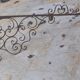 Wrought iron sign gallows