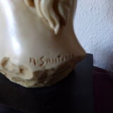 Bust of David signed Santini