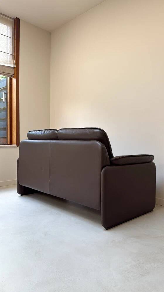 Vintage DS-61 leather 2-seater sofa by de Sede