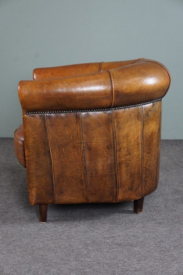 Club armchair in sheepskin, Joris