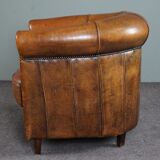 Club armchair in sheepskin, Joris