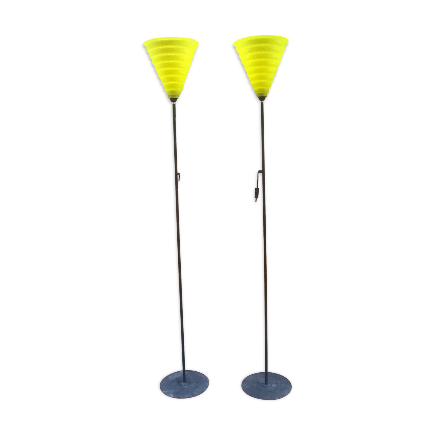 Pair of vintage lampposts