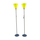 Paire de lampadaires vintage