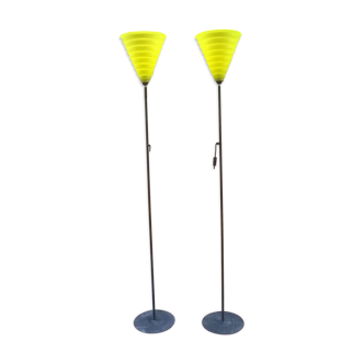 Pair of vintage lampposts