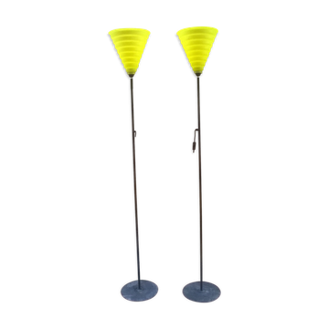 Pair of vintage lampposts
