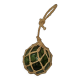 Glass ball, old float