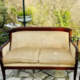 Mobilier de salon en Acajou Massif D’époque Empire