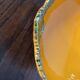 Orange slip salad bowl