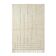 Grand tapis berbère graphique blanc en laine