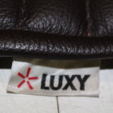 Leather and chrome office chair Luxy edition