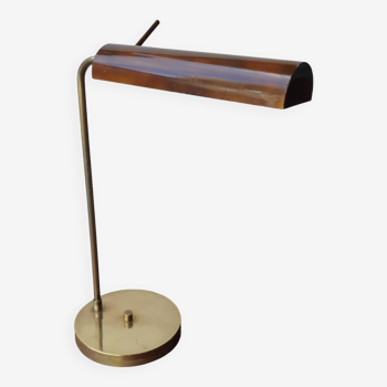 Lampe de bureau vintage en laiton