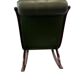 Antique green vintage Chesterfield rocking chair