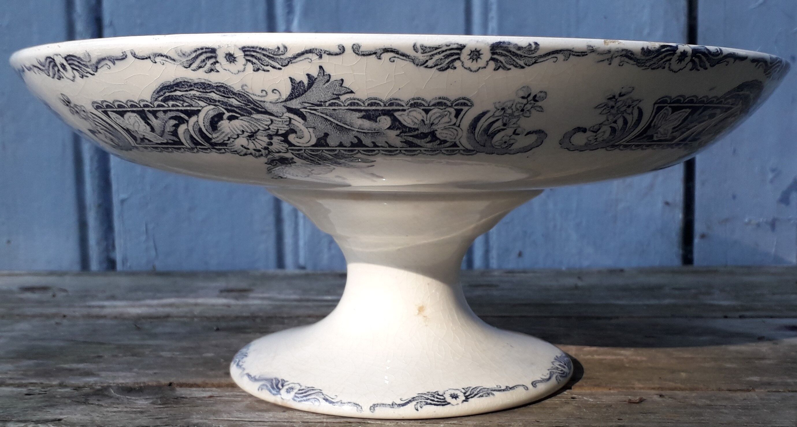 compotier earthenware CREIL and MONTEREAU