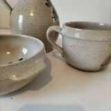 Handcrafted stoneware set — Grès du Marais France