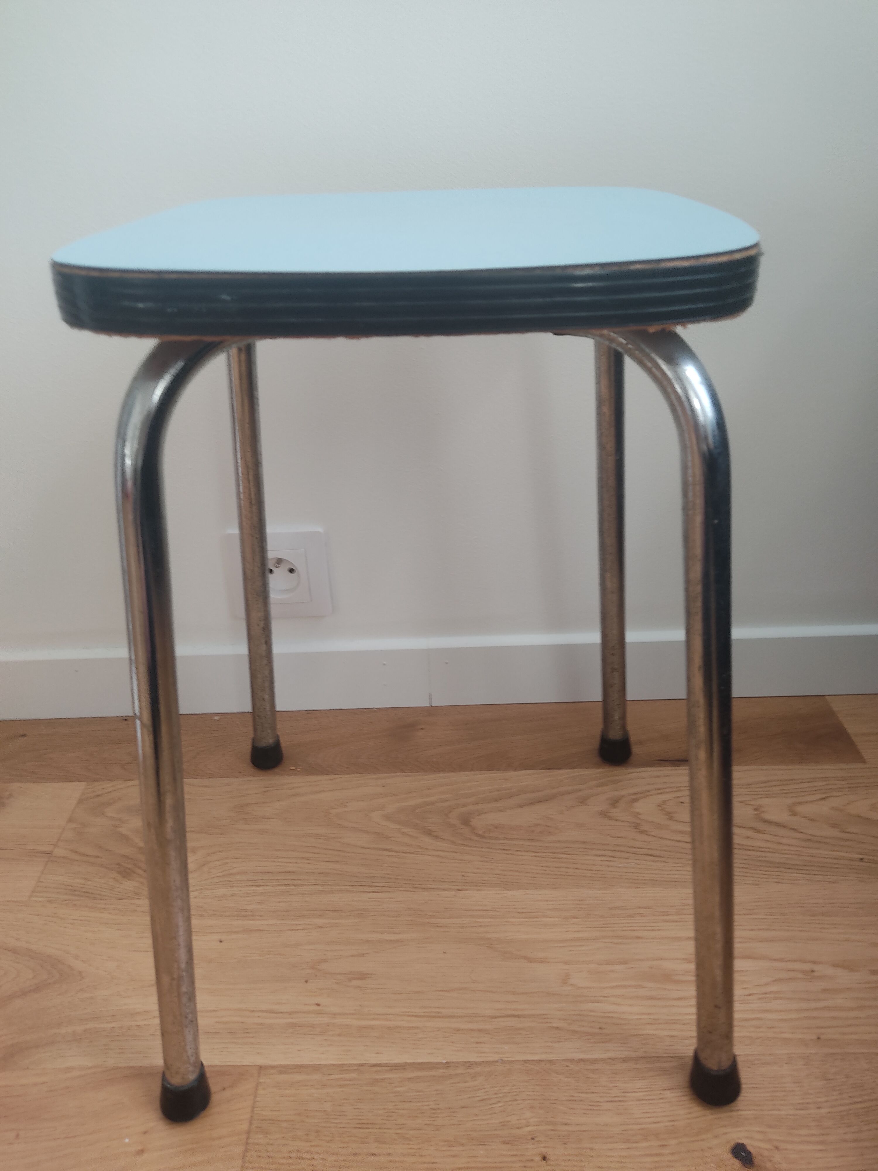 Azure formica stool