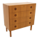 Scandinavian teak commode, Sweden, 1960