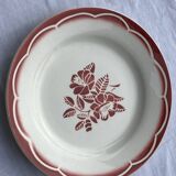 Lot de 6 assiettes  plates anciennes  variées