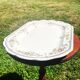 Large antique English earthenware dish from the 19th century