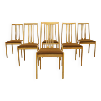 6x Chaises de salle à manger par Lübke, années 1960