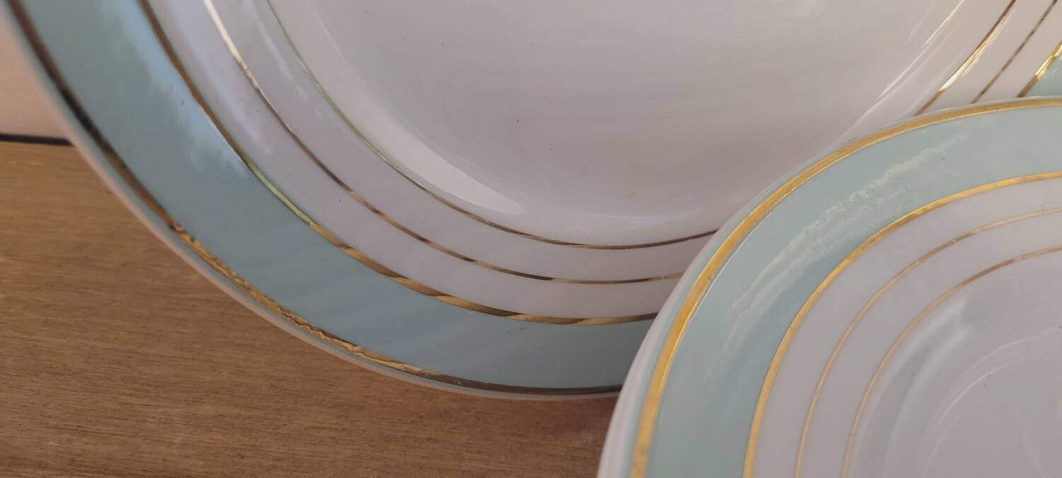 50's dessert plates