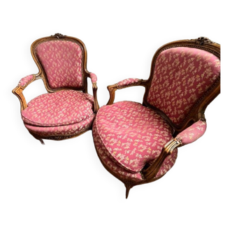 Fauteuil bergeres louis xvi