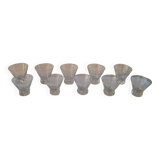 50's glasses set