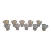 50's glasses set