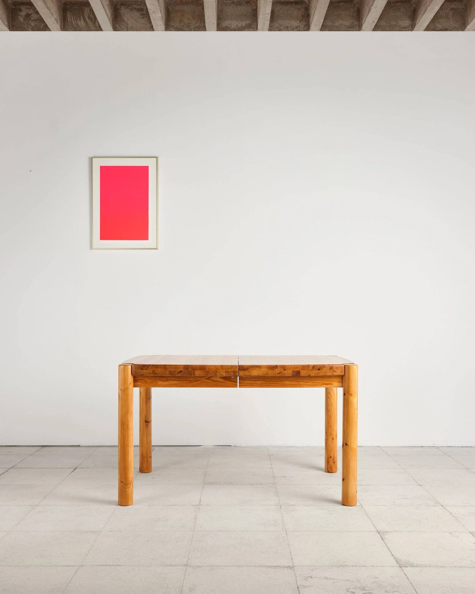 Table et 6 fauteuils brutalistes, Rainer Daumiller, Danemark, années 70