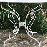 Vintage iron garden furniture