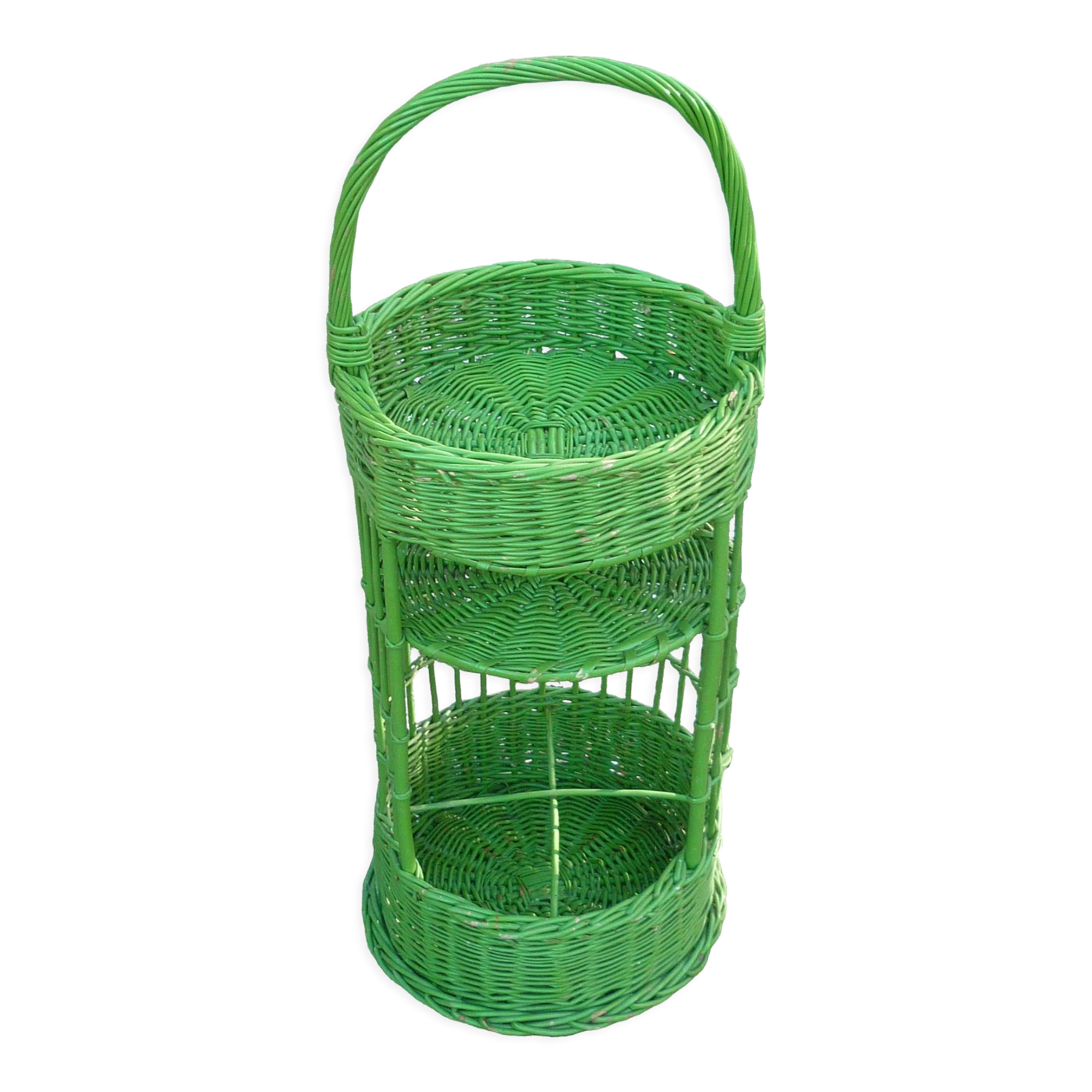 Green portable bar from the 70s-80s