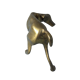 Chien en laiton
