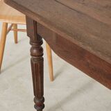 1940s farmhouse table in solid oak