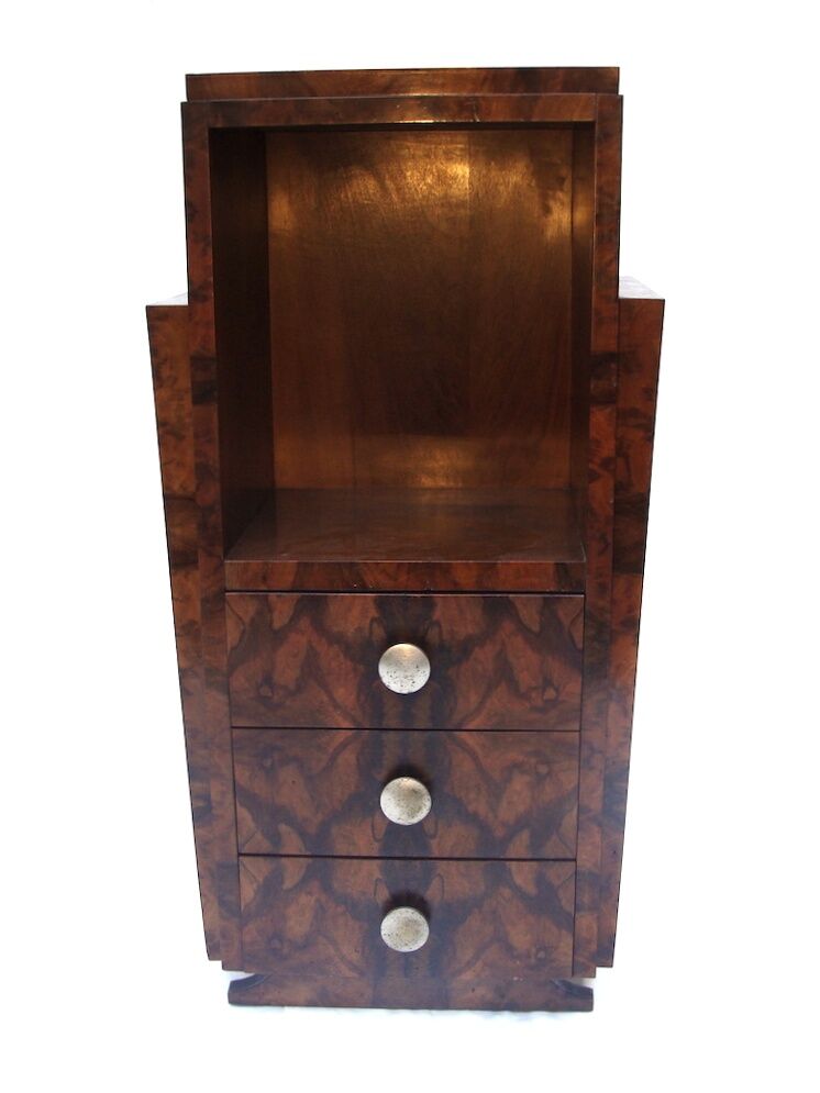Art Deco furniture with three drawers