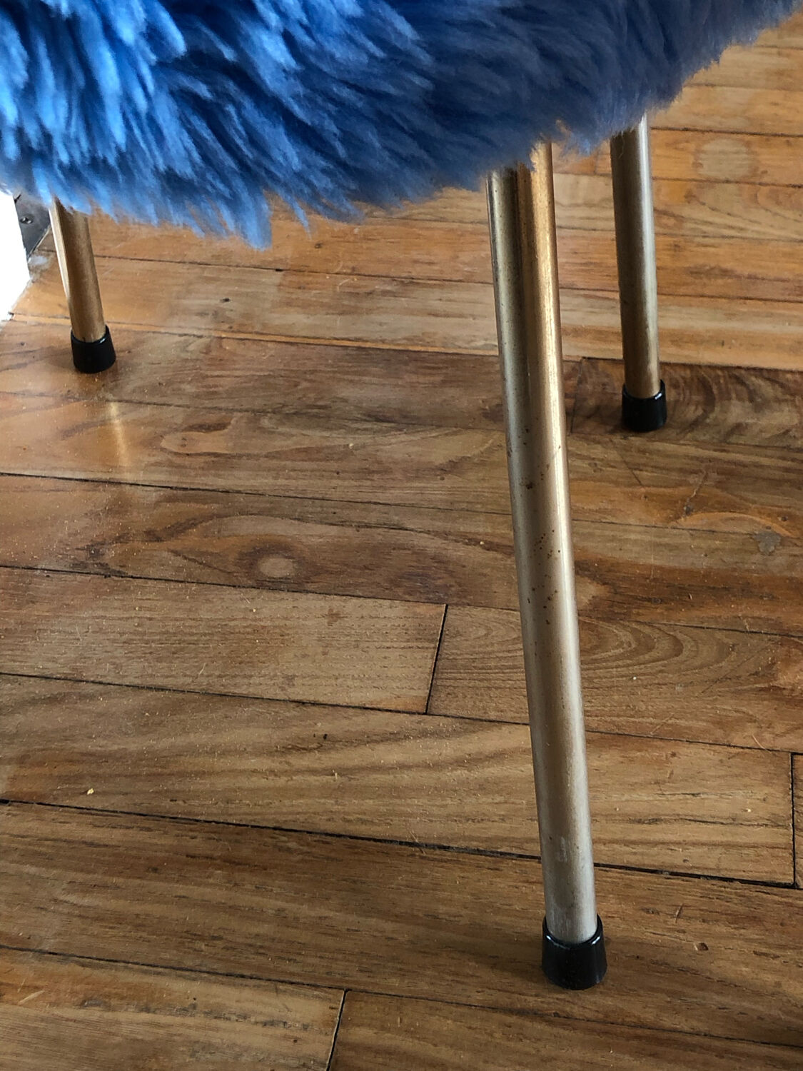 Moumoute chair 70 ́s pelfran sky blue
