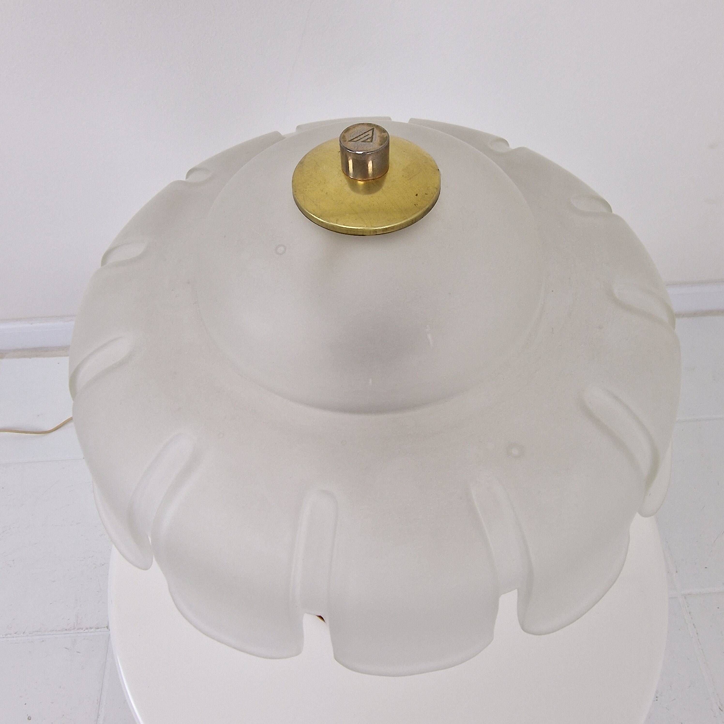 Exquisite Vintage Italian Murano Glass Table Lamp – 1970s/1980s