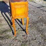 Pair of cherry bedside tables 3 drawers