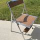 Chrome and formica stepladder chair from the 60s/70s