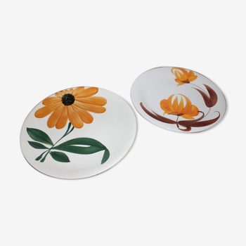 Set de 2 plats de service flower power