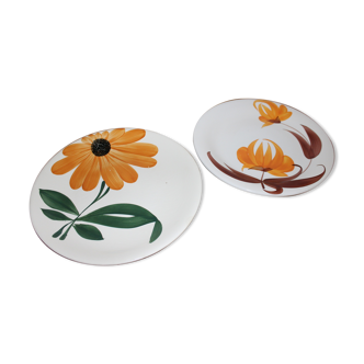 2 Flower power service dishes
