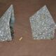 2 wall sconces in perspex, 1950s-60s