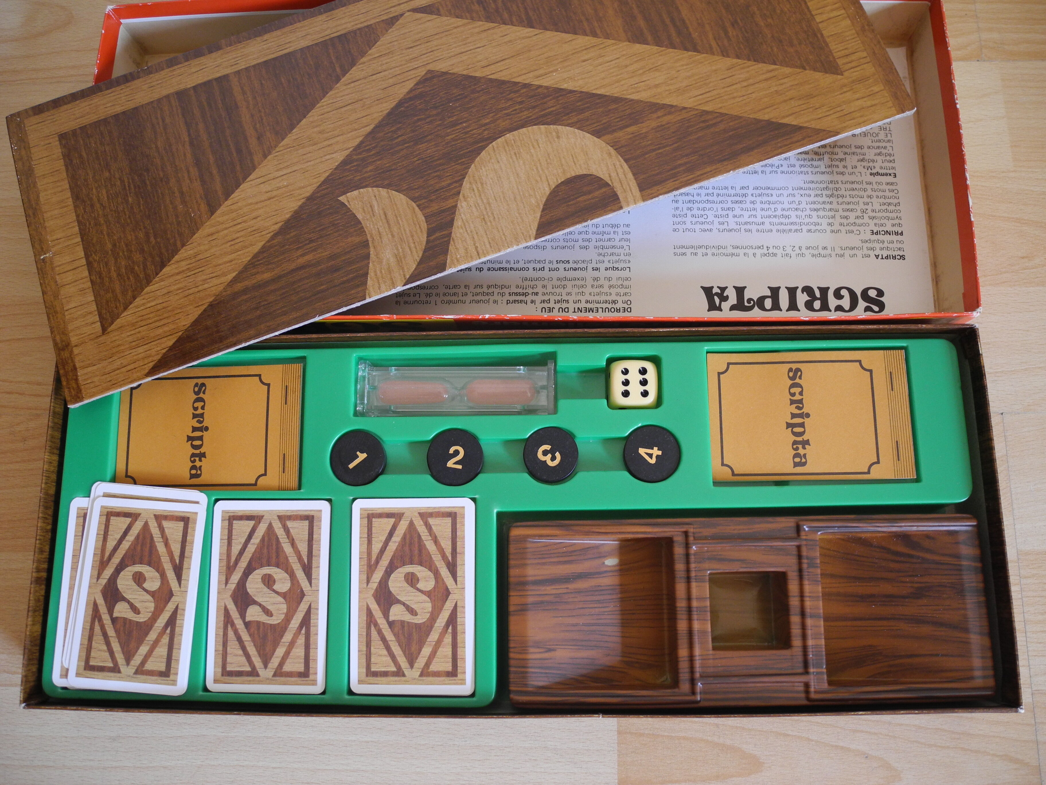 Vintage board game Scripta Joy Pierre Bellemare