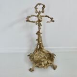 Porte parapluie porte canne art déco en bronze