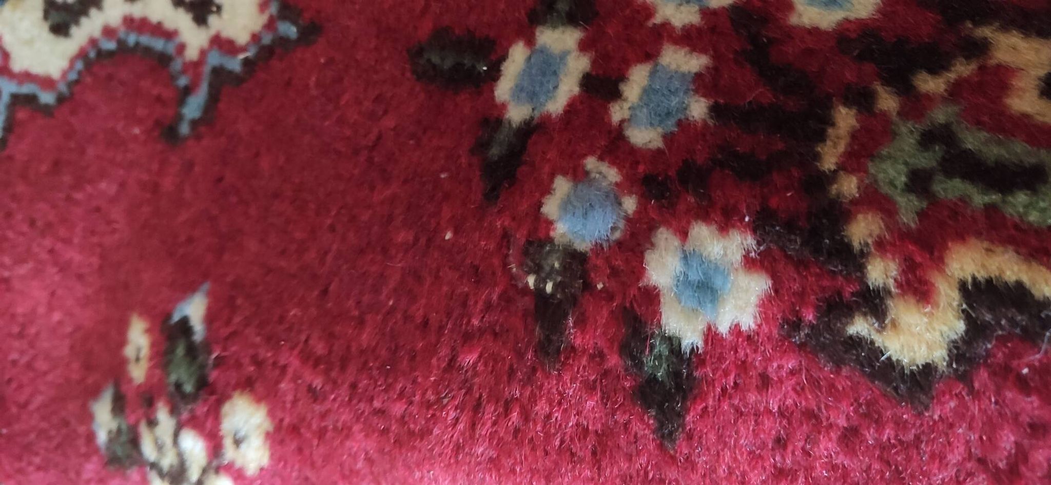 Small Persian rug from the 1960s.